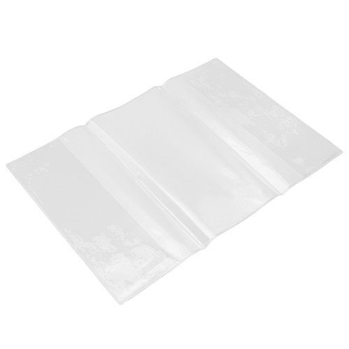 White clear pvc book - clear,