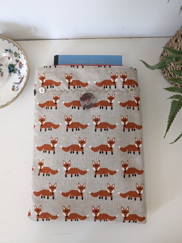 Fox print fabric - print, book