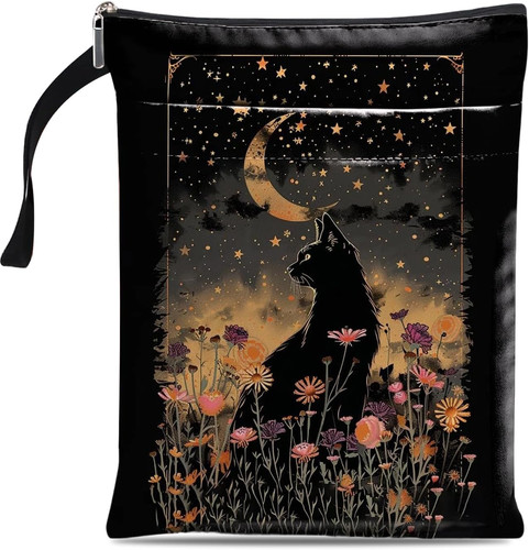 Black cat book - black, sleeve
