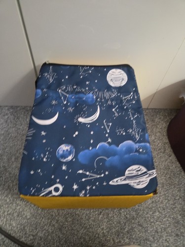 Moon book sleeve - moon, pocket