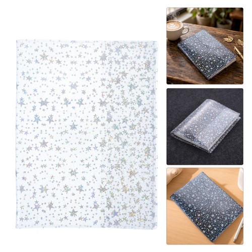 Reusable pvc book cover clear - book,