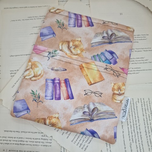 Fabric book sleeve for - book,