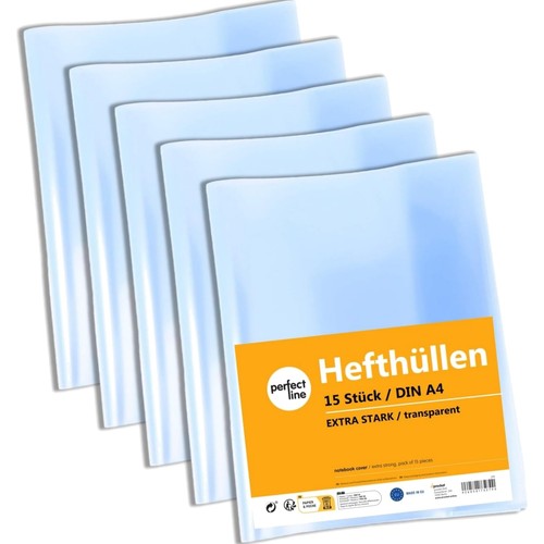 Transparent book cover set - a4,