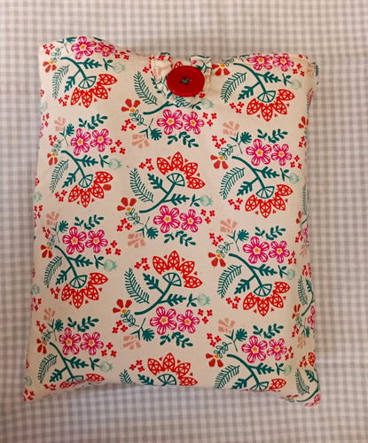 Handmade faric book sleeve - handmade,