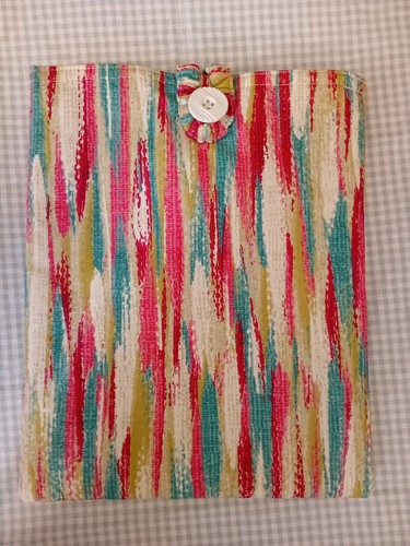 Handmade faric book sleeve - handmade,