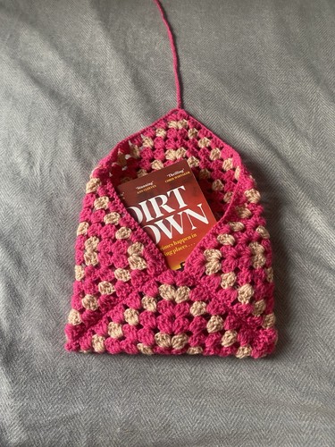 Crocheted pink and - crocheted,