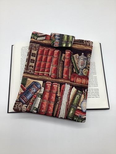 Padded book sleeve tapestry - book, in