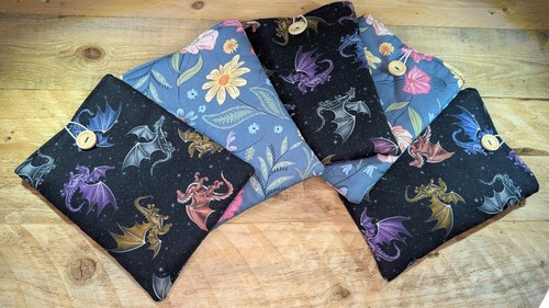 Handmade blue floral - handmade,