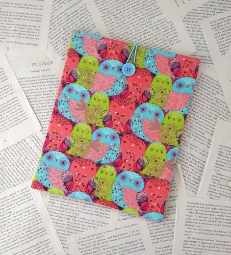 Handmade book sleeve cover - book,