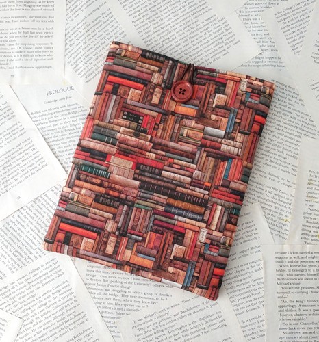 Handmade book sleeve cover - sleeve,