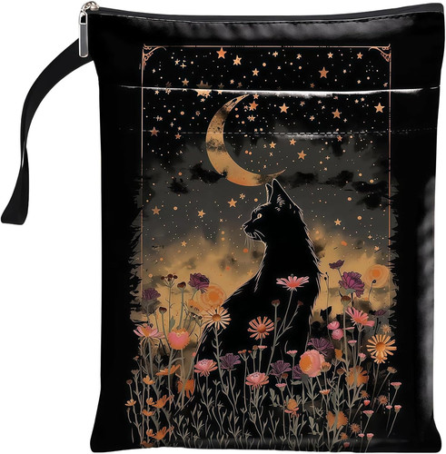 Black cat waterproof book - cat,