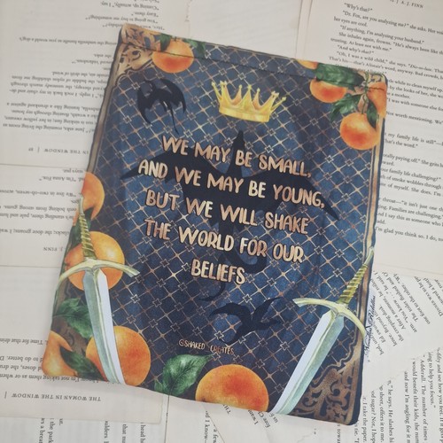 Fabric book sleeve for - book,