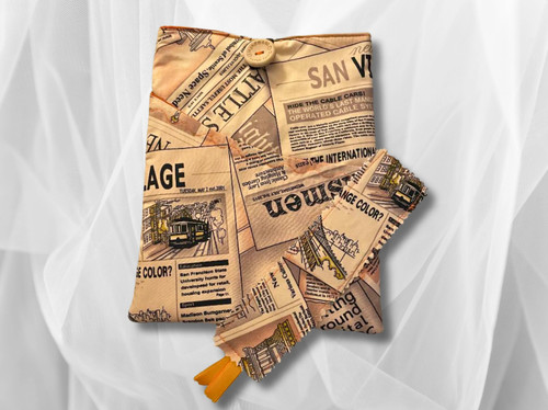 Book sleeve pouch - book, pouch,