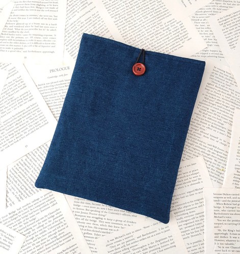 Handmade book sleeve cover - book,