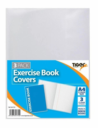 Tiger clear exercise book - a4,