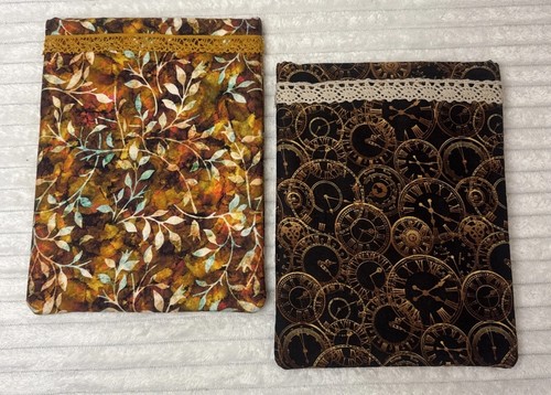 Book sleeve pouches - sleeve, x2