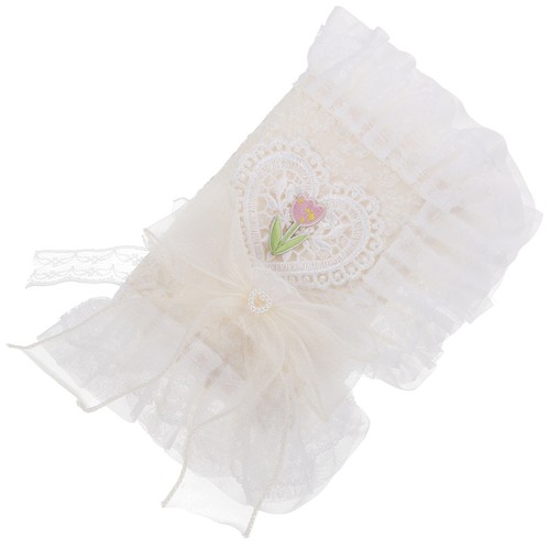 Delicate white lace book - delicate, cover