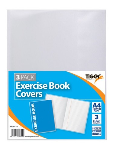 Tiger clear exercise book - tiger,