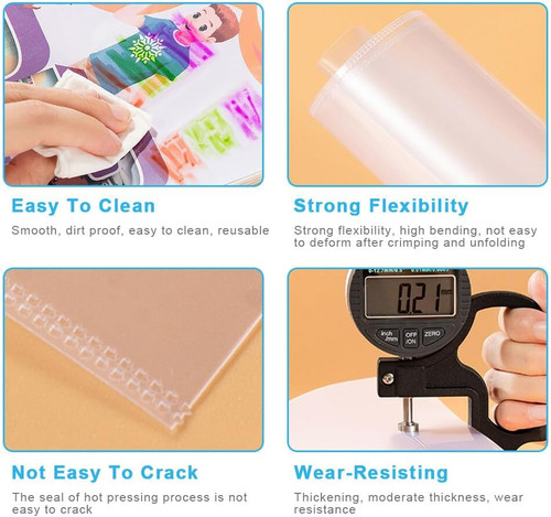 Waterproof transparent book - a4,